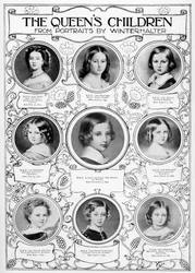 I figli della regina Vittoria, metà del XIX secolo.