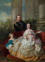 La famiglia del principe ereditario e della principessa ereditaria Federico Guglielmo di Prussia