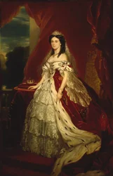 Principessa Augusta di Sassonia-Weimar-Eisenach 1811-1890, Regina di Prussia, ca 1859