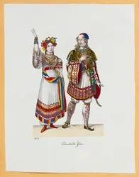 Una collezione di costumi di carnevale, 1827