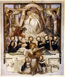 Illustrazione dalla Divina Commedia di Dante, Paradiso, Canto XXXIII