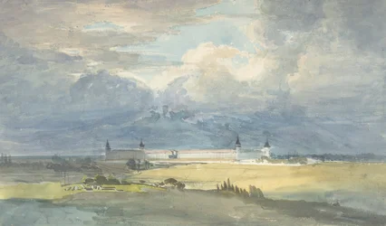 Paesaggio con un Grande Edificio