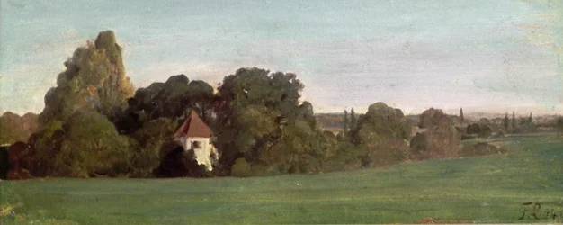Paesaggio con cappella