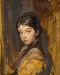 Ragazza sconosciuta, Wilhelm Busch