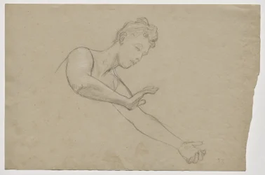Studio di figure per il dipinto della facoltà "Teologia"