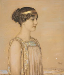 Ritratto di Maria in costume greco