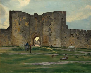 Porte de la Reine ad Aigues-Mortes, 1867