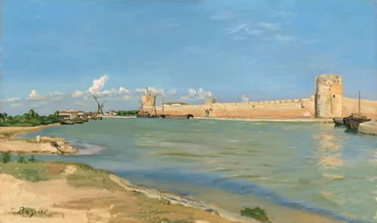 Le mura occidentali di Aigues-Mortes