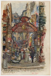 Entrata del Mercato degli Enfants-Rouges, 39, rue de Bretagne