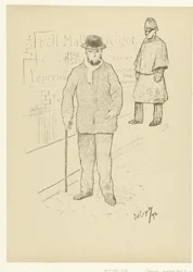 Ritratto del poeta Paul Verlaine a Londra (serie L