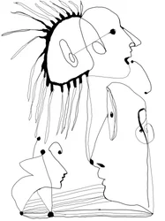 Linee astratte e facce