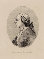 Ritratto del violinista e compositore Gaetano Pugnani