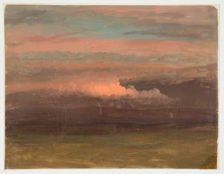 Studio di nuvole al tramonto