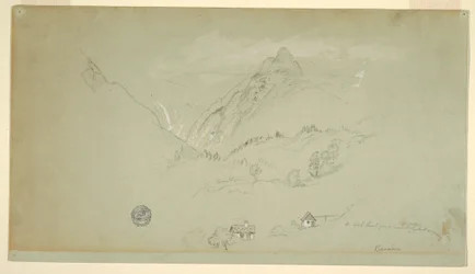 Disegno, Berchtesgaden, Baviera, giugno-agosto 1868