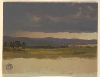 Disegno, Collina blu sotto le nuvole basse, 1869-70
