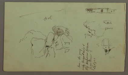 Disegno, massi, casa, aprile 1868