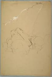 Disegno, massi, la Banca Canadese, 1858
