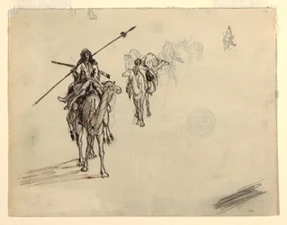 Disegno, Carovana in marcia, febbraio 1868