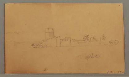 Disegno, Castello sul porto, 29 maggio 1868