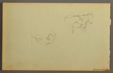Disegno, Studio di nuvola, 1844