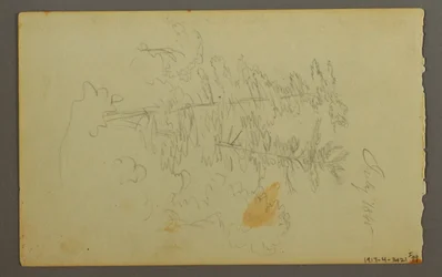 Disegno, Studio di nuvola, 1845