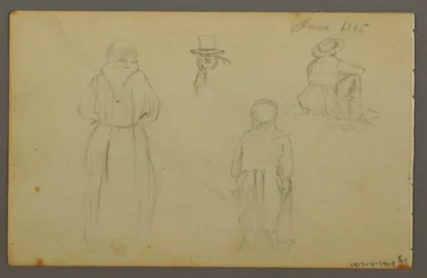 Disegno, Nuvole, 1844
