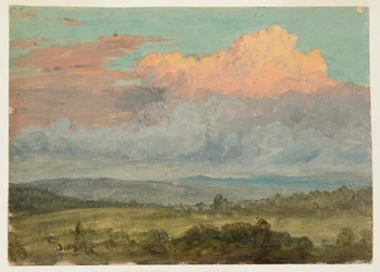 Disegno, Nuvole, Hudson Valley, New York, luglio 1866