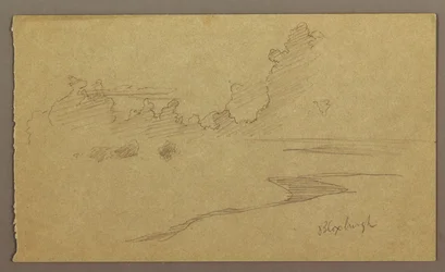 Disegno, Nuvole e spiaggia, "Bloxburgh", agosto 1865