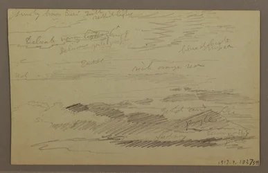 Disegno, Cielo nuvoloso, forse anni 