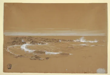 Disegno, Costa, Grand Manan, Canada, agosto 1851