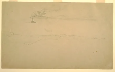 Disegno, Cotopaxi da Guapulo, Ecuador, 24 giugno 1857