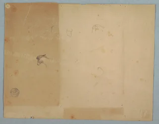 Disegno, dettagli di teste d