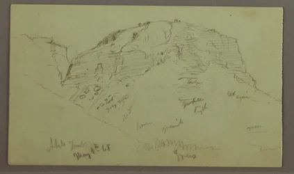 Disegno, Flat Rocky hill, 4 maggio 1868