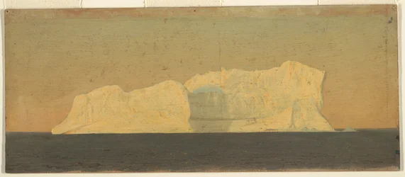 Disegno, Iceberg galleggiante, Labrador, giugno o luglio 1859