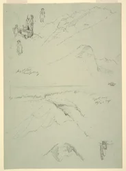 Disegno, da "vicino a Golling", Austria, 5 agosto 1868