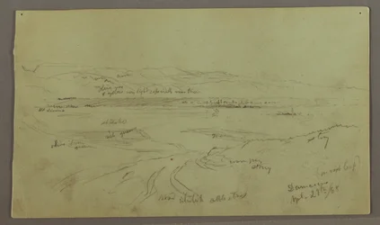 Disegno, Colline e pianure, 29 aprile 1868
