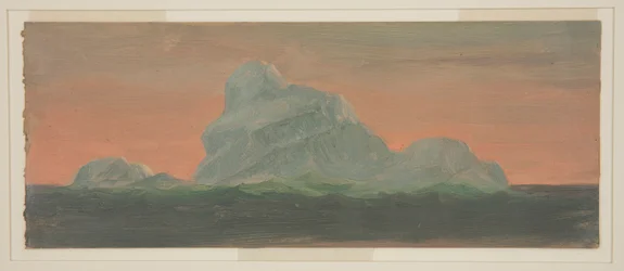Disegno, Iceberg contro il cielo serale, giugno 1859