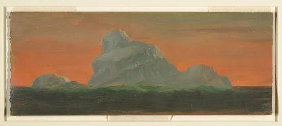 Disegno, Iceberg contro il cielo serale, giugno 1859
