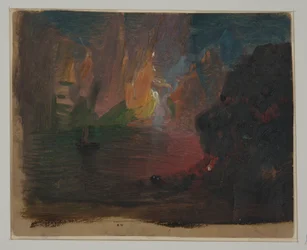 Disegno, Fantasia di iceberg, 1859 circa