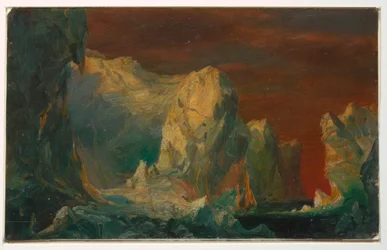 Disegno, Fantasia di iceberg, probabilmente 1859