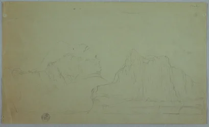 Disegno, Iceberg con due cime, giugno o luglio 1859