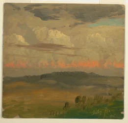 Disegno, Paesaggio, Hudson Valley, luglio 1870
