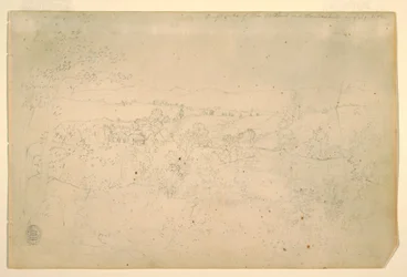 Disegno, Paesaggio, luglio 1844