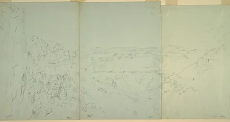 Disegno, Paesaggio a El Yeman, 1868