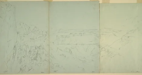 Disegno, Paesaggio a El Yeman, 1868