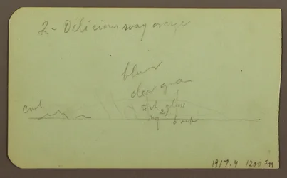 Disegno, Paesaggio "vicino a Lagos"; verso: Paesaggio, 1883