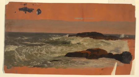 Disegno, Costa del Maine, surf, 1850 ca.