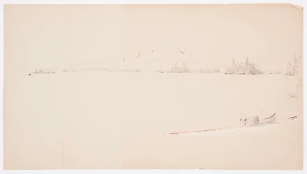 Disegno, lago Millinocket, Maine, settembre 1878