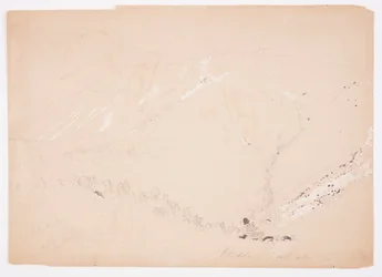 Disegno, il monte Katahdin, visto da sud, agosto 1852