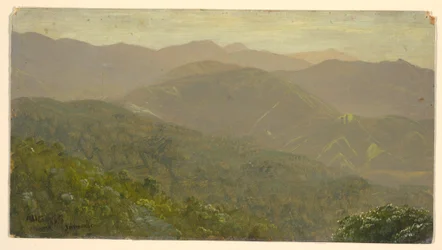 Disegno, Paesaggio montano, agosto 1865